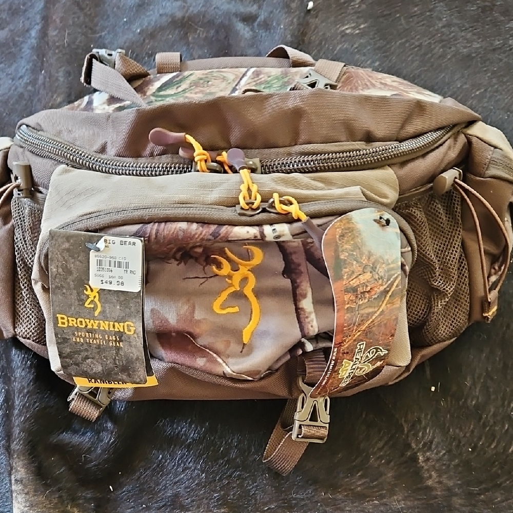 Browning Brown and Tan Backpack